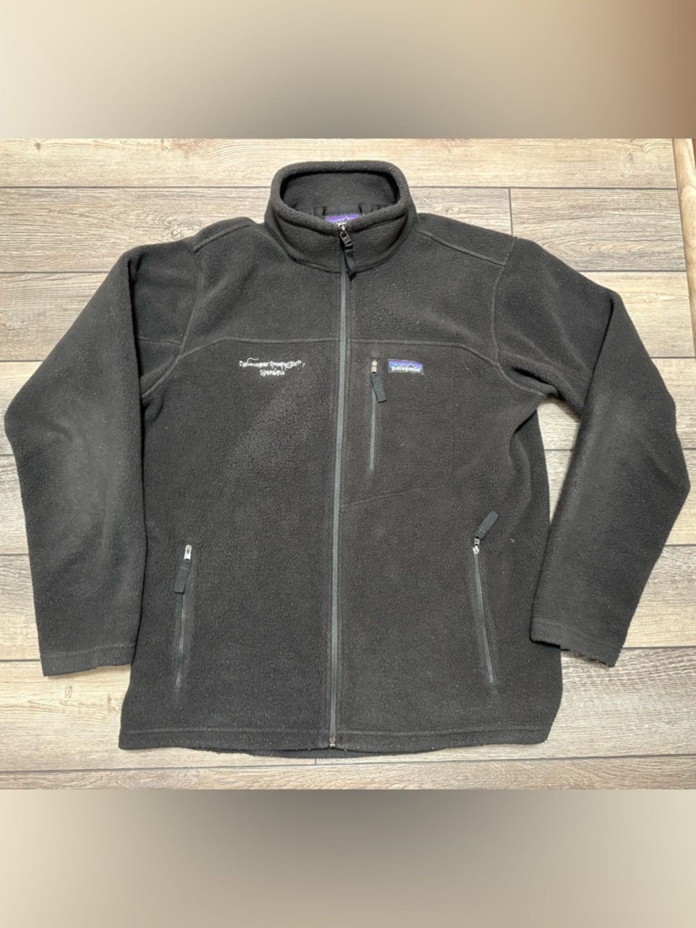 Patagonia Synchilla Fleece Jacket In Black medium
